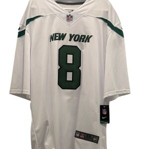 NWT Nike NFL Men's JETS Aaron Rodgers White and Green Jersey XXL